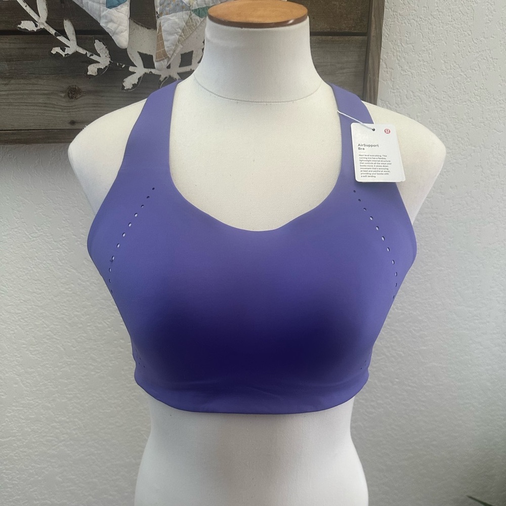 Lululemon Purple Air Support High Impact Sports Bra 36D NWT